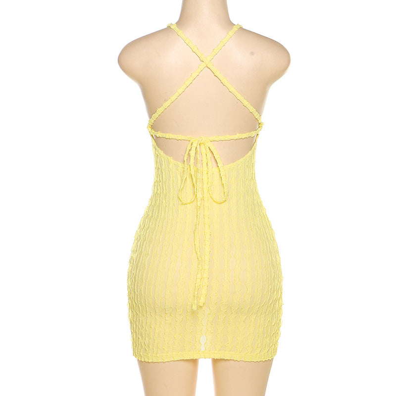Low Back Short Dress