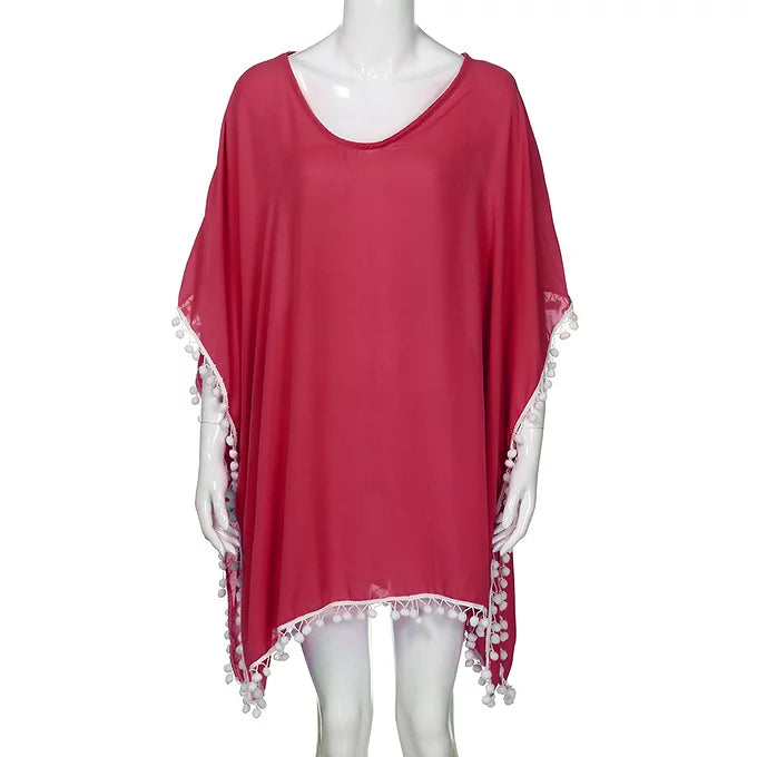 Lifestyle Pom-Pom Beach Dress
