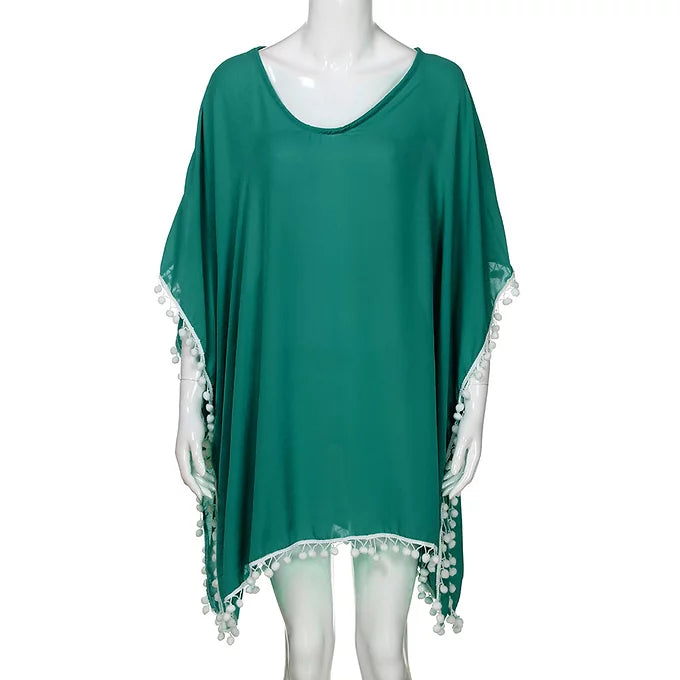 Lifestyle Pom-Pom Beach Dress