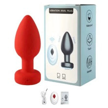 Silicone Vibrating Anal Plug