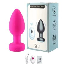 Silicone Vibrating Anal Plug