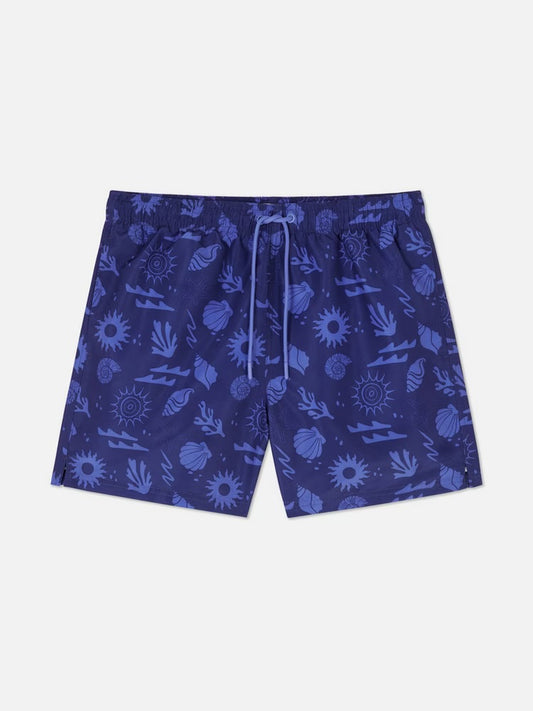 Abstract Swim Shorts