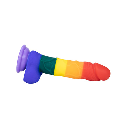Multi-Colored 6- Inch Dildo