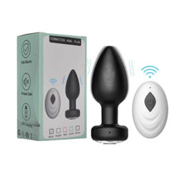 Silicone Vibrating Anal Plug