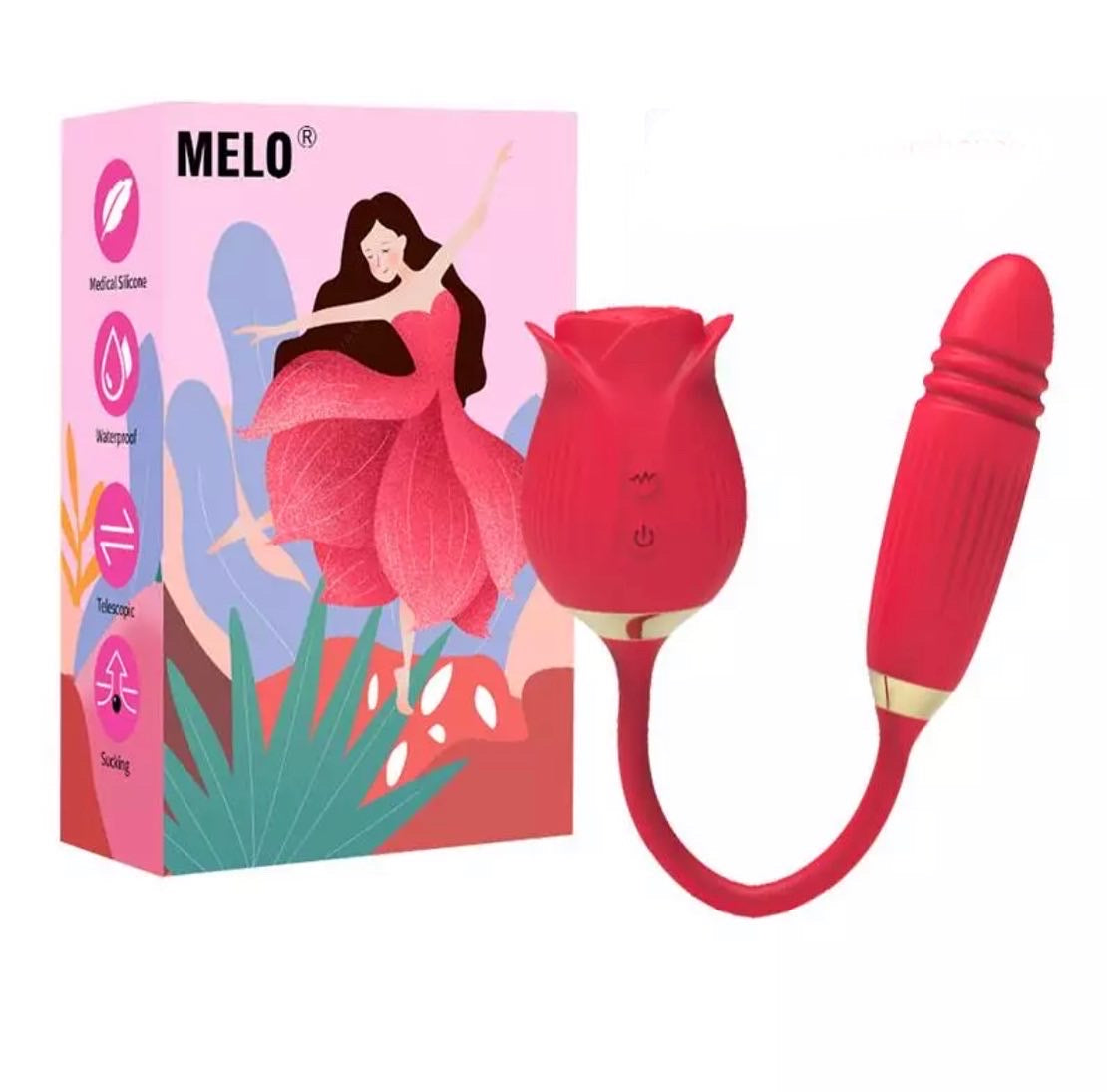 Thrusting Rose Vibrator